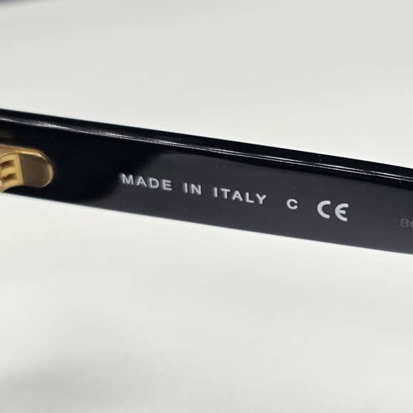 CHANEL BLACK SUNGLASSES CH5408A 622/S4 OVERSIZED GOLD LETTERS - Picture 14 of 16